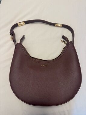 Coffee colored shoulder purse